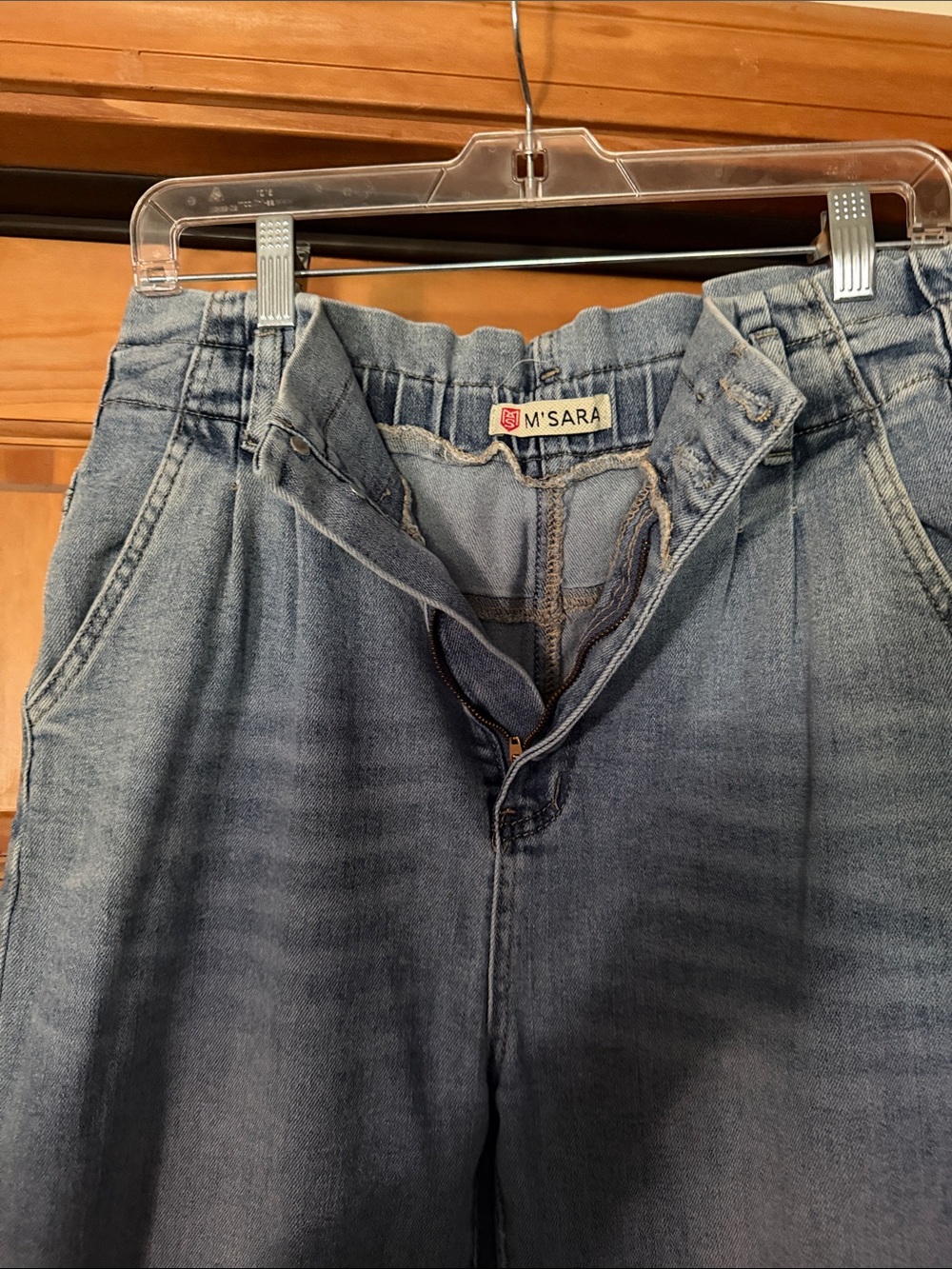 Sara High-Waist Light Blue Denim Jeans - Picture 4 of 5
